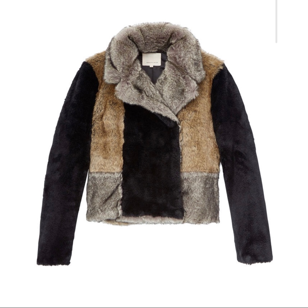 Rebecca Taylor
Patched Faux-Fur Jacket - Picture 6 of 14